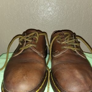 Dr Martens Docs Brown Oxford Shoes US Womens Size 6 made in England